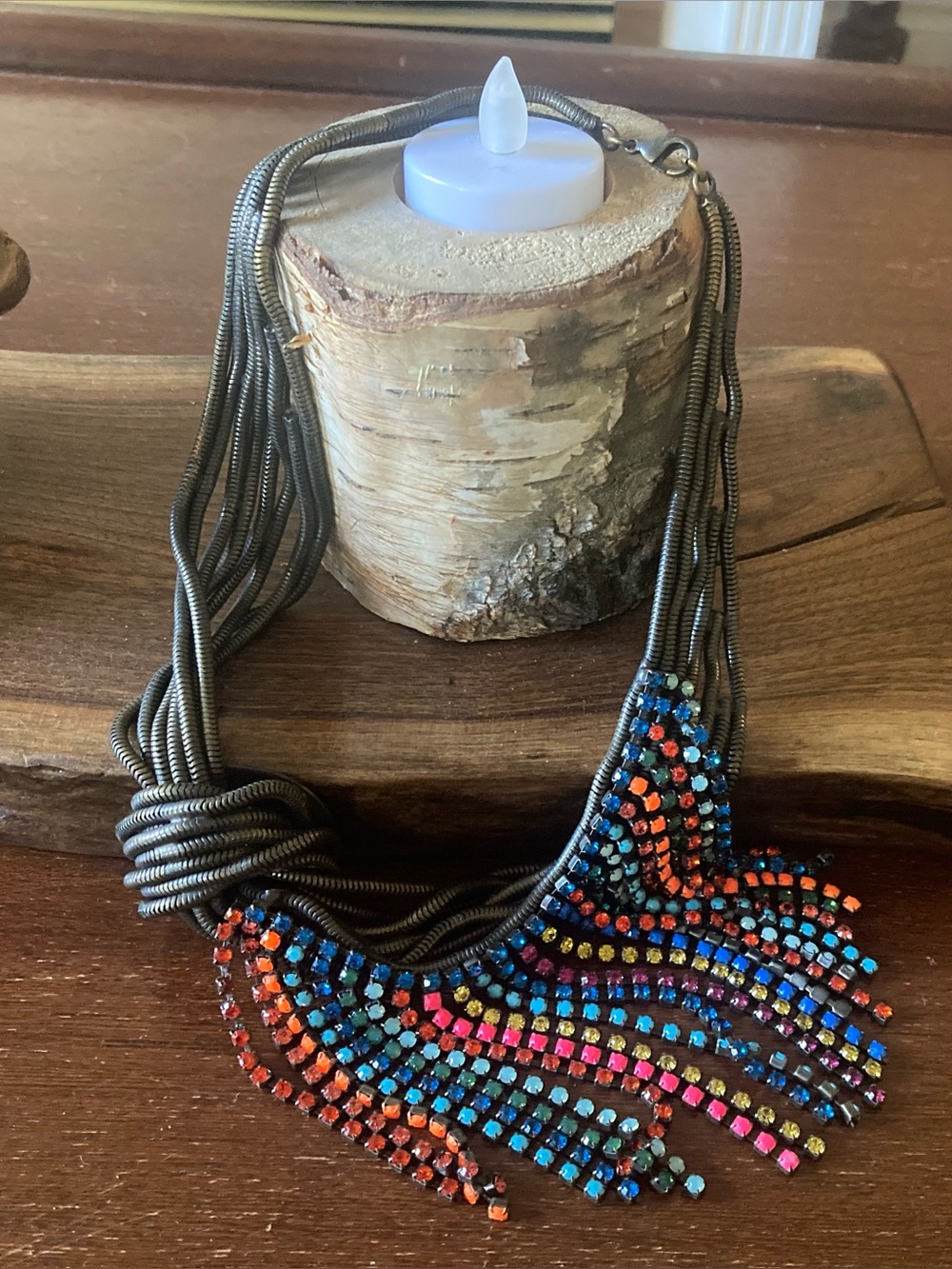 Dannijo Galapagos Multistrand Knot Designer Necklace